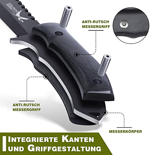 Survival Machete – 41cm High Strength Steel