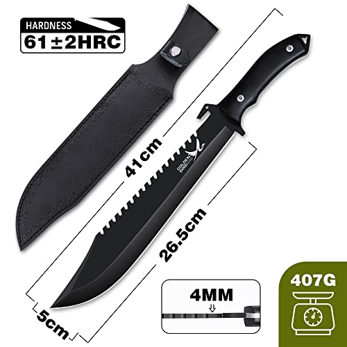 Survival Machete – 41cm High Strength Steel