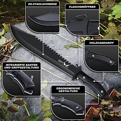 Survival Machete – 41cm High Strength Steel