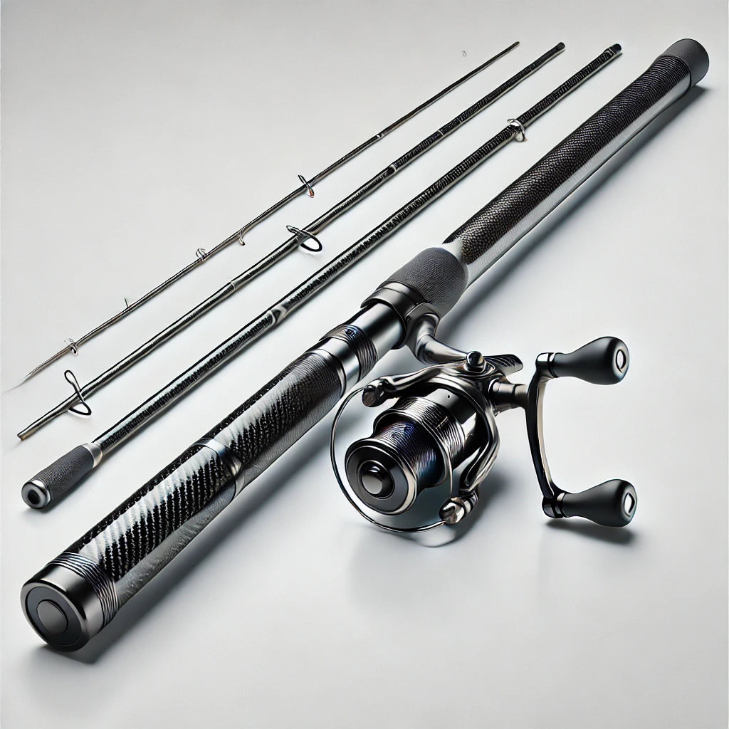 Set da Pesca Completo - Canna da Pesca in Carbonio