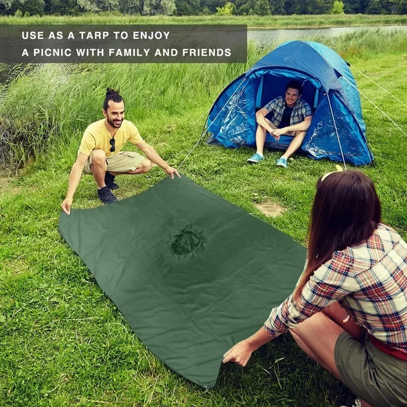 Multifunctional Waterproof Tactical Military Poncho - Men/Women