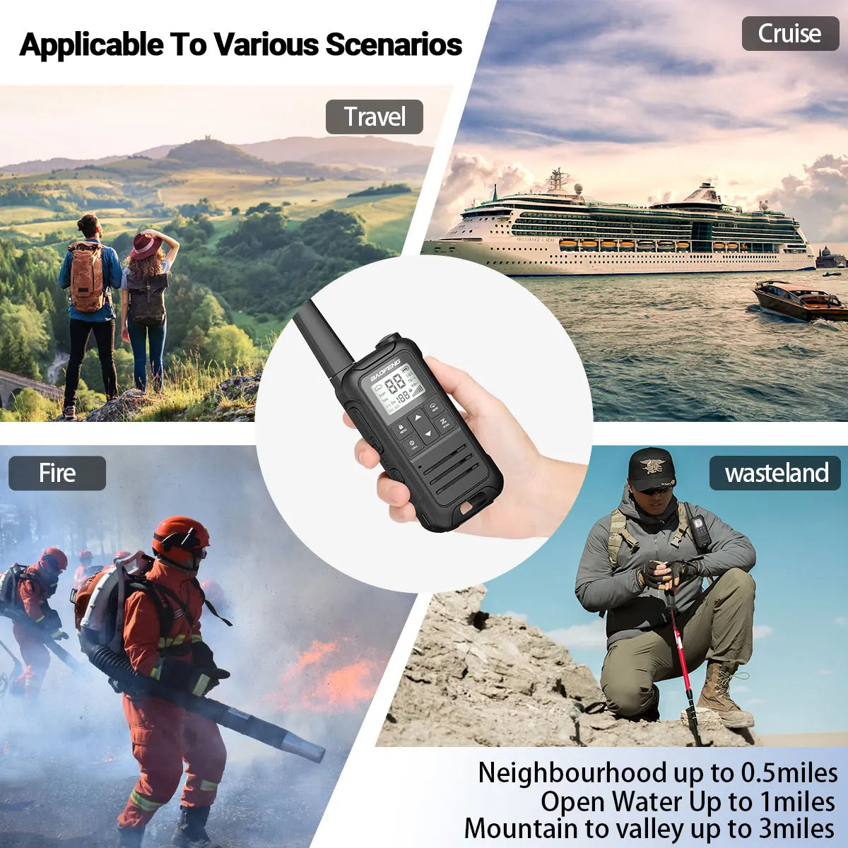 Walkie Talkie Portatile BAOFENG F22 versione top – Comunicazione Affidabile per Ogni Situazione