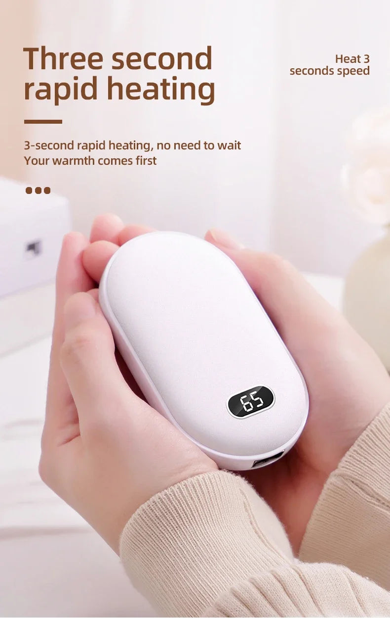 Scaldamani e Power Bank Portatile - Comfort e Calore Ovunque tu Sia