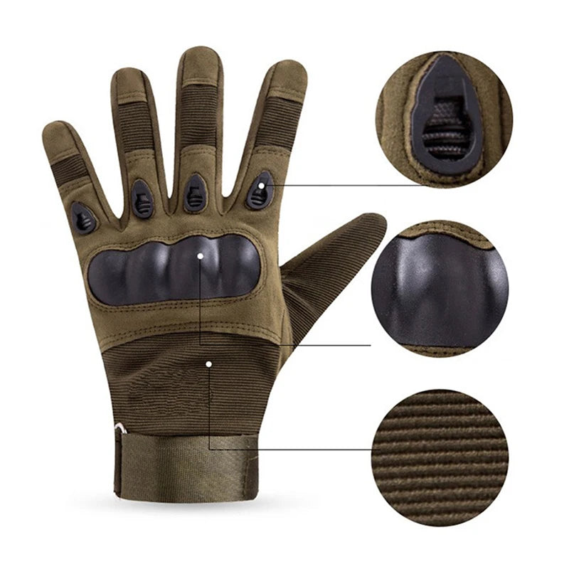 Tactical Gloves with Reinforced Knuckles – Full Protection