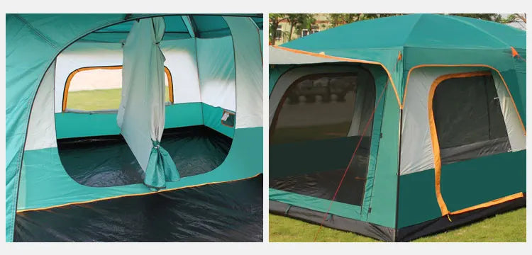 Tenda da Campeggio Impermeabile - Spazio e Protezione per Tutti