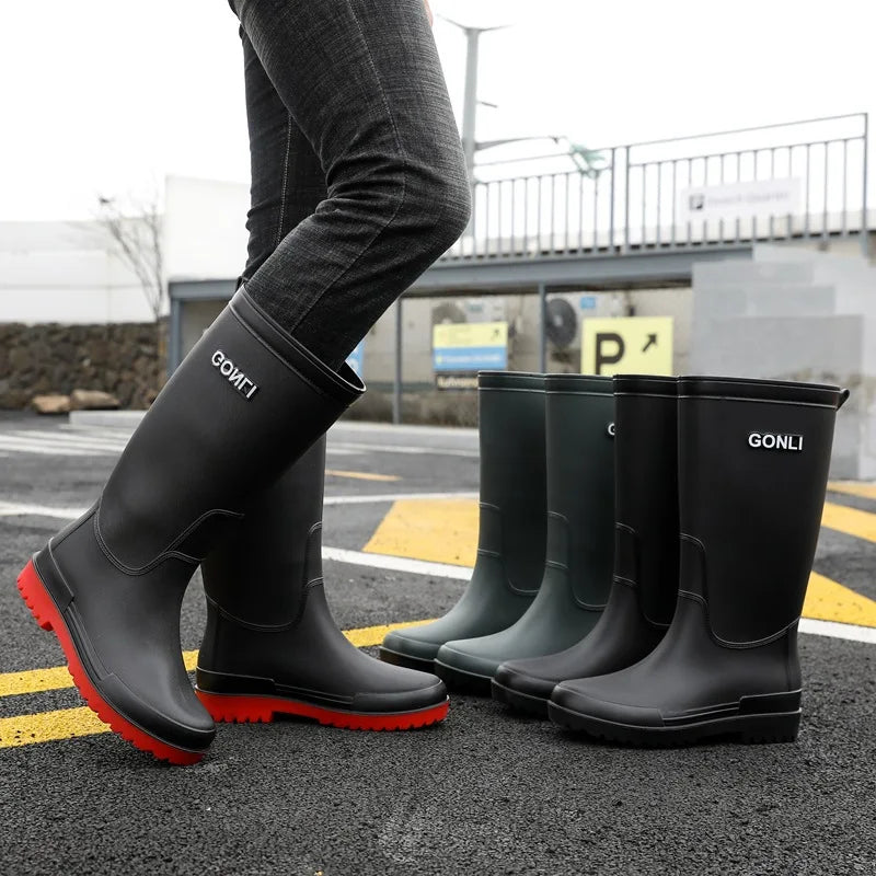 Mid-Calf Rain Boots – Waterproof and Durable for Every Occasion