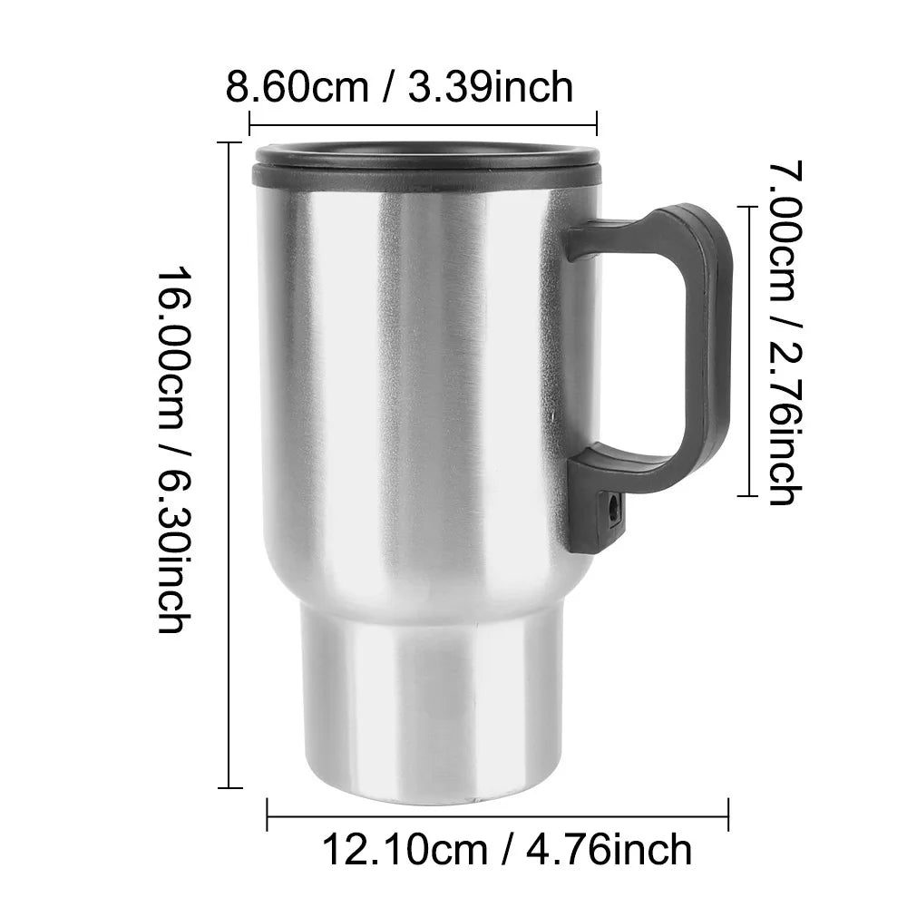 Tazza Riscaldante da Auto 12V - Il Comfort del Calore Sempre con Te