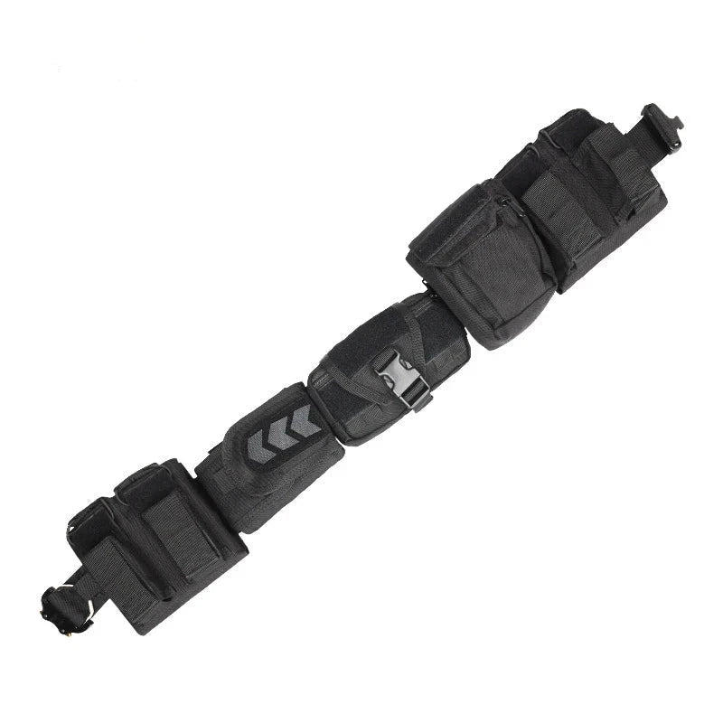 Cinturón táctico 7 en 1 - Sistema de cinturón con bolsillos