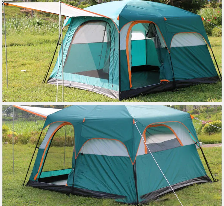 Tenda da Campeggio Impermeabile - Spazio e Protezione per Tutti