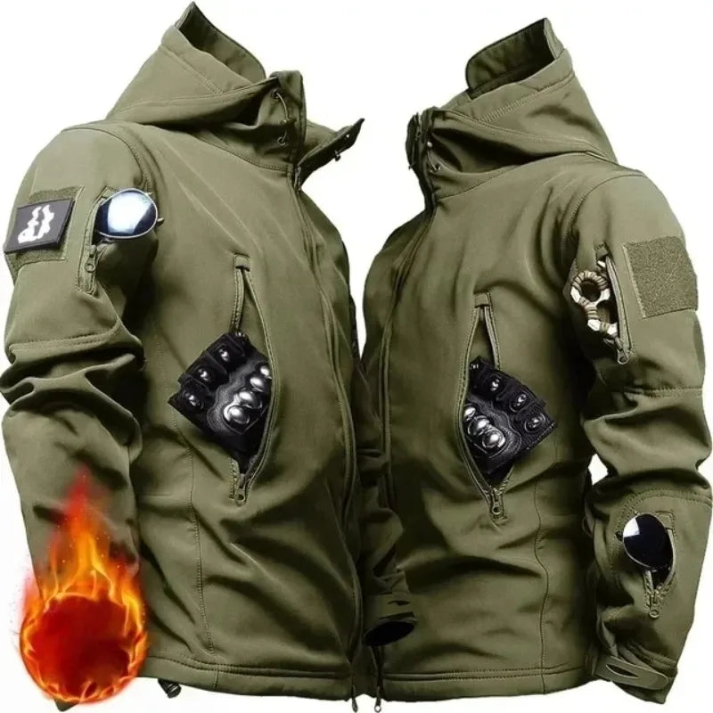 Men's Winter Tactical Jacket - Warm, Waterproof and Windproof for Every Adventure