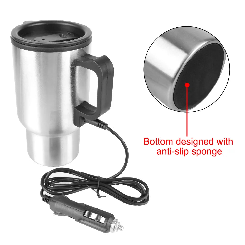 Tazza Riscaldante da Auto 12V - Il Comfort del Calore Sempre con Te