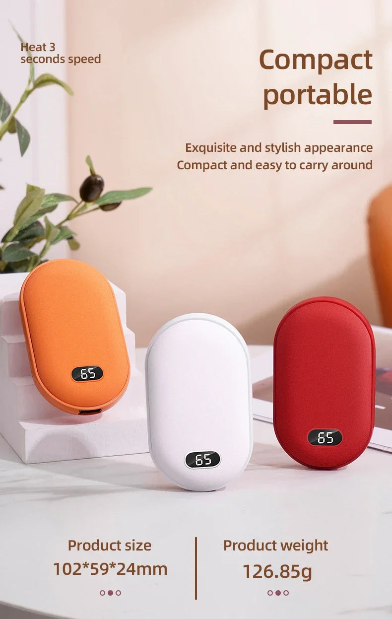 Scaldamani e Power Bank Portatile - Comfort e Calore Ovunque tu Sia