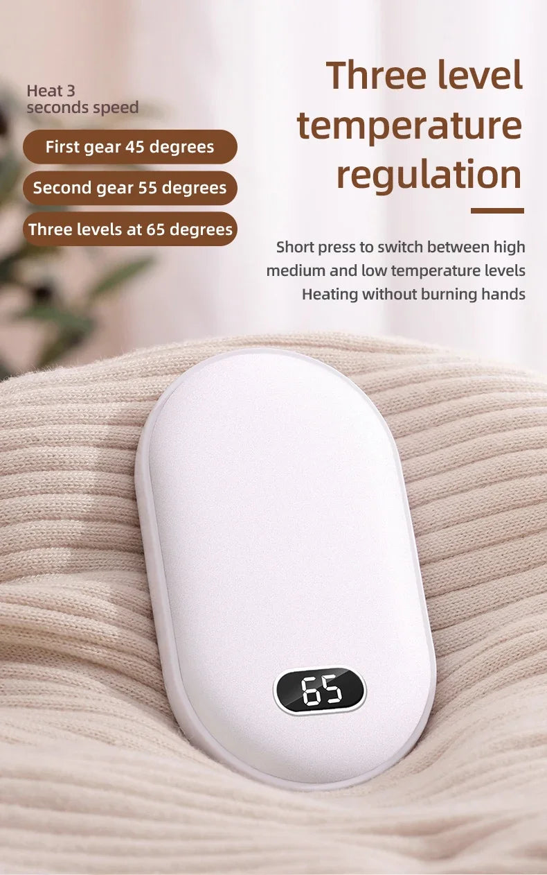 Scaldamani e Power Bank Portatile - Comfort e Calore Ovunque tu Sia