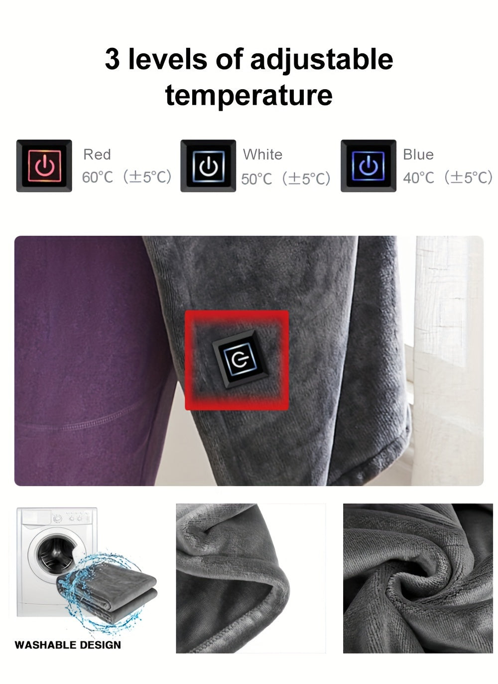 Scialle Riscaldante USB - Calore Portatile per Ogni Avventura