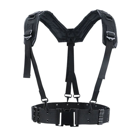 Tactical Belt with CS Suspenders - Military and Hunting Accessories