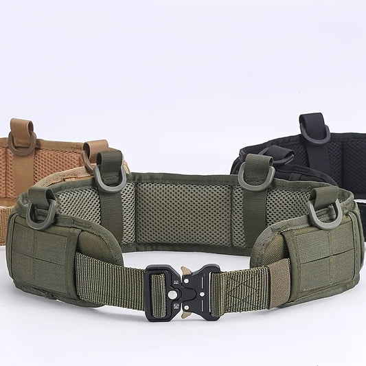 Unisex Nylon Tactical Belt - Durable & Adjustable